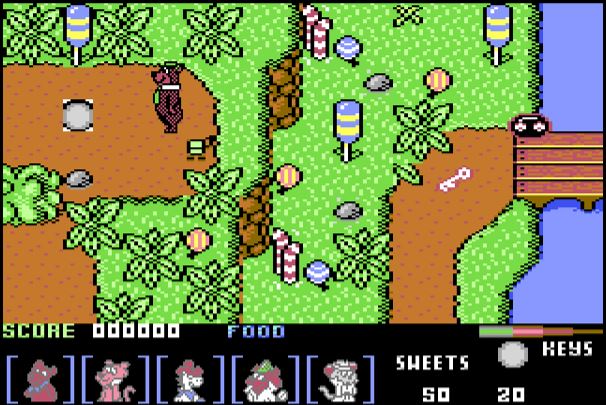 Yogi Bear and Friends - Commodore 64 game screenshot (1990) by Hi-Tec Software